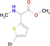 Methyl 2-(5-bromothiophen-2-yl)-2-(methylamino)acetate