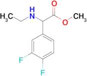 Methyl 2-(3,4-difluorophenyl)-2-(ethylamino)acetate