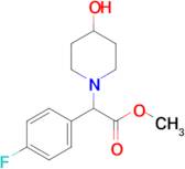 Methyl 2-(4-fluorophenyl)-2-(4-hydroxypiperidin-1-yl)acetate