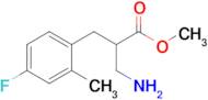 Methyl 3-amino-2-(4-fluoro-2-methylbenzyl)propanoate