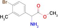 Methyl 2-amino-2-(4-bromo-3-methylphenyl)acetate