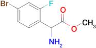 Methyl 2-amino-2-(4-bromo-2-fluorophenyl)acetate