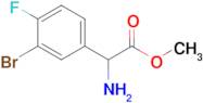 Methyl 2-amino-2-(3-bromo-4-fluorophenyl)acetate