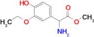 Methyl 2-amino-2-(3-ethoxy-4-hydroxyphenyl)acetate