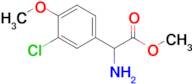 Methyl 2-amino-2-(3-chloro-4-methoxyphenyl)acetate