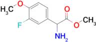 Methyl 2-amino-2-(3-fluoro-4-methoxyphenyl)acetate