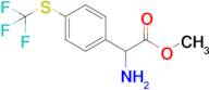 Methyl 2-amino-2-(4-((trifluoromethyl)thio)phenyl)acetate