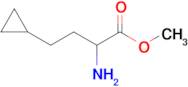 Methyl 2-amino-4-cyclopropylbutanoate