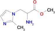 Methyl 2-amino-3-(2-methyl-1h-imidazol-1-yl)propanoate