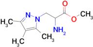 Methyl 2-amino-3-(3,4,5-trimethyl-1h-pyrazol-1-yl)propanoate