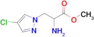 Methyl 2-amino-3-(4-chloro-1h-pyrazol-1-yl)propanoate