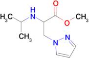 Methyl 2-(isopropylamino)-3-(1h-pyrazol-1-yl)propanoate