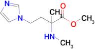 Methyl 4-(1h-imidazol-1-yl)-2-methyl-2-(methylamino)butanoate