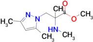 Methyl 3-(3,5-dimethyl-1h-pyrazol-1-yl)-2-methyl-2-(methylamino)propanoate