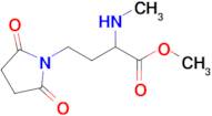 Methyl 4-(2,5-dioxopyrrolidin-1-yl)-2-(methylamino)butanoate