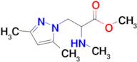 Methyl 3-(3,5-dimethyl-1h-pyrazol-1-yl)-2-(methylamino)propanoate