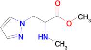 Methyl 2-(methylamino)-3-(1h-pyrazol-1-yl)propanoate