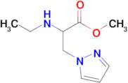 Methyl 2-(ethylamino)-3-(1h-pyrazol-1-yl)propanoate