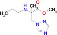 Methyl 2-methyl-2-(propylamino)-3-(1h-1,2,4-triazol-1-yl)propanoate