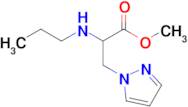 Methyl 2-(propylamino)-3-(1h-pyrazol-1-yl)propanoate