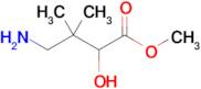 Methyl 4-amino-2-hydroxy-3,3-dimethylbutanoate