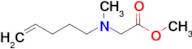 Methyl n-methyl-n-(pent-4-en-1-yl)glycinate