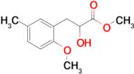 Methyl 2-hydroxy-3-(2-methoxy-5-methylphenyl)propanoate