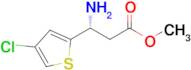 Methyl (r)-3-amino-3-(4-chlorothiophen-2-yl)propanoate