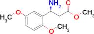 Methyl (s)-3-amino-3-(2,5-dimethoxyphenyl)propanoate