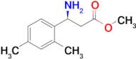 Methyl (s)-3-amino-3-(2,4-dimethylphenyl)propanoate