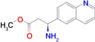 Methyl (s)-3-amino-3-(quinolin-6-yl)propanoate