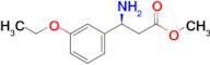 Methyl (s)-3-amino-3-(3-ethoxyphenyl)propanoate