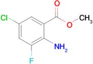 Methyl 2-amino-5-chloro-3-fluorobenzoate