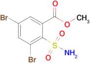 Methyl 3,5-dibromo-2-sulfamoylbenzoate