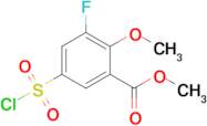 Methyl 5-(chlorosulfonyl)-3-fluoro-2-methoxybenzoate