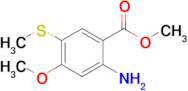 Methyl 2-amino-4-methoxy-5-(methylthio)benzoate