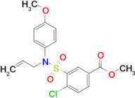 Methyl 3-(n-allyl-n-(4-methoxyphenyl)sulfamoyl)-4-chlorobenzoate