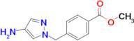 Methyl 4-((4-amino-1h-pyrazol-1-yl)methyl)benzoate