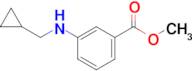 Methyl 3-((cyclopropylmethyl)amino)benzoate