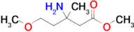 Methyl 3-amino-5-methoxy-3-methylpentanoate