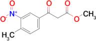 Methyl 3-(4-methyl-3-nitrophenyl)-3-oxopropanoate