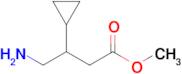 Methyl 4-amino-3-cyclopropylbutanoate