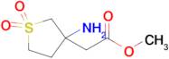 Methyl 2-(3-amino-1,1-dioxidotetrahydrothiophen-3-yl)acetate