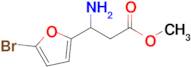 Methyl 3-amino-3-(5-bromofuran-2-yl)propanoate