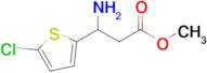 Methyl 3-amino-3-(5-chlorothiophen-2-yl)propanoate