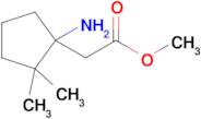 Methyl 2-(1-amino-2,2-dimethylcyclopentyl)acetate