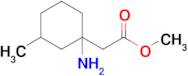 Methyl 2-(1-amino-3-methylcyclohexyl)acetate