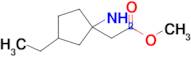 Methyl 2-(1-amino-3-ethylcyclopentyl)acetate