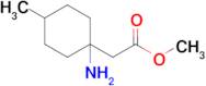 Methyl 2-(1-amino-4-methylcyclohexyl)acetate