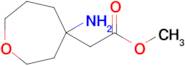 Methyl 2-(4-aminooxepan-4-yl)acetate